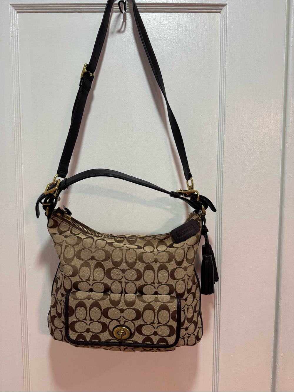 Coach Legacy Signature Courtney Hobo Bag